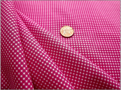 Michael Miller Fushia Tiny Gingham 43