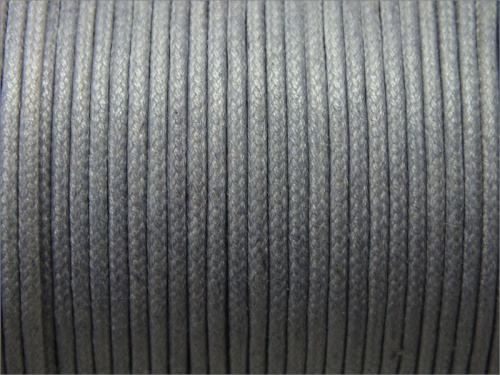Wax Cotton Cord Grey 2mm
