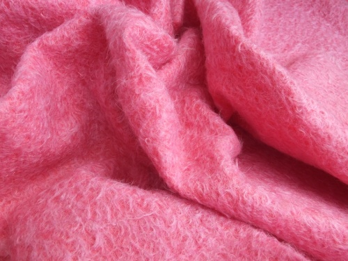 Helmbold Geranium Pink 12mm Felted Mohair HDTR