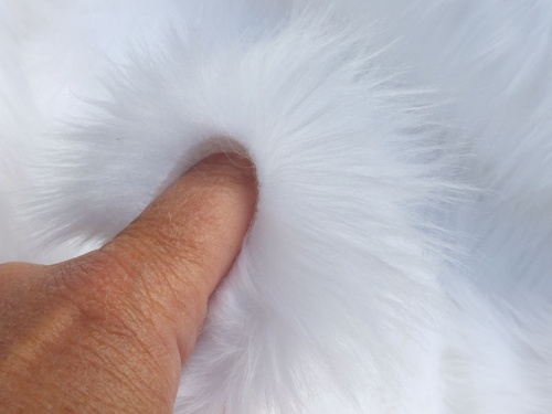 White Luxury 60mm Shag Pile